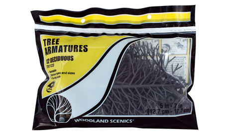 Woodland Scenics Woodland Scenics 1123 Tree Armatures 5''-7'' Deciduous 12/pk