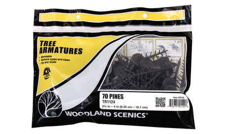 Woodland Scenics Woodland Scenics 1124 Tree Armatures 2 1/2''-4'' Pine