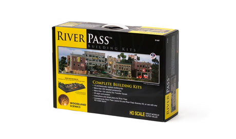 Woodland Scenics Woodland Scenics 1487 HO River Pass Buildings / Kit #3
