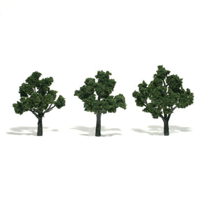Woodland Scenics Woodland Scenics 1507 Trees 3''-4'' Medium Green 3/pk