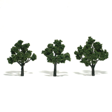 Woodland Scenics Woodland Scenics 1507 Trees 3''-4'' Medium Green 3/pk
