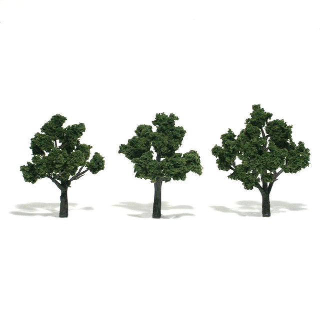 Woodland Scenics Woodland Scenics 1507 Trees 3''-4'' Medium Green 3/pk