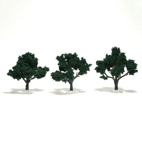 Woodland Scenics Woodland Scenics 1508 Trees 3''-4'' Dark Green 3/pk