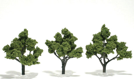 Woodland Scenics Woodland Scenics 1509 Trees 4''-5'' Light Green 3/pk