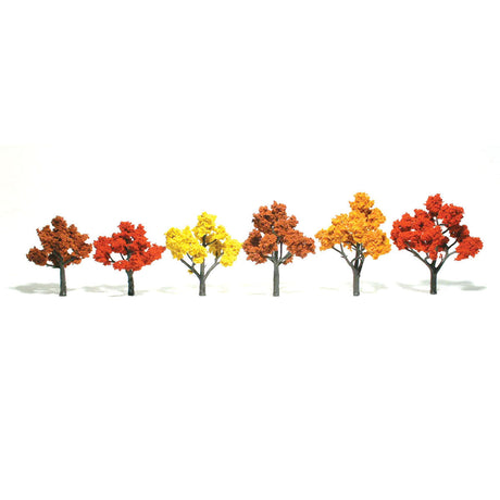 Woodland Scenics Woodland Scenics 1541 Trees 3''-5'' Fall Mix 6/pk