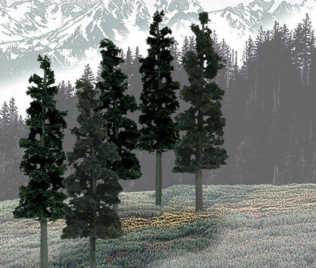Woodland Scenics Woodland Scenics 1582 Bulk Trees 6''-8'' Conifers 12/pk