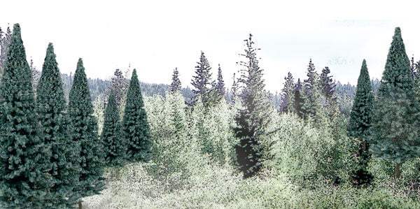 Woodland Scenics Woodland Scenics 1587 Bulk Trees 2''-4'' Spruce 18/pk