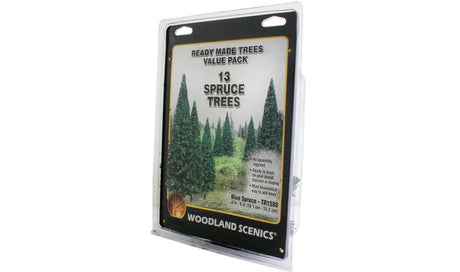 Woodland Scenics Woodland Scenics 1588 Bulk Trees 4''-6'' Spruce 13/pk
