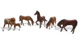 Woodland Scenics Woodland Scenics 1842 HO Scale Chestnut Horses