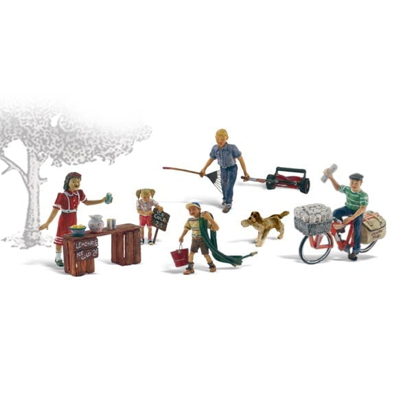 Woodland Scenics Woodland Scenics 1938 HO Scale Summertime Jobs