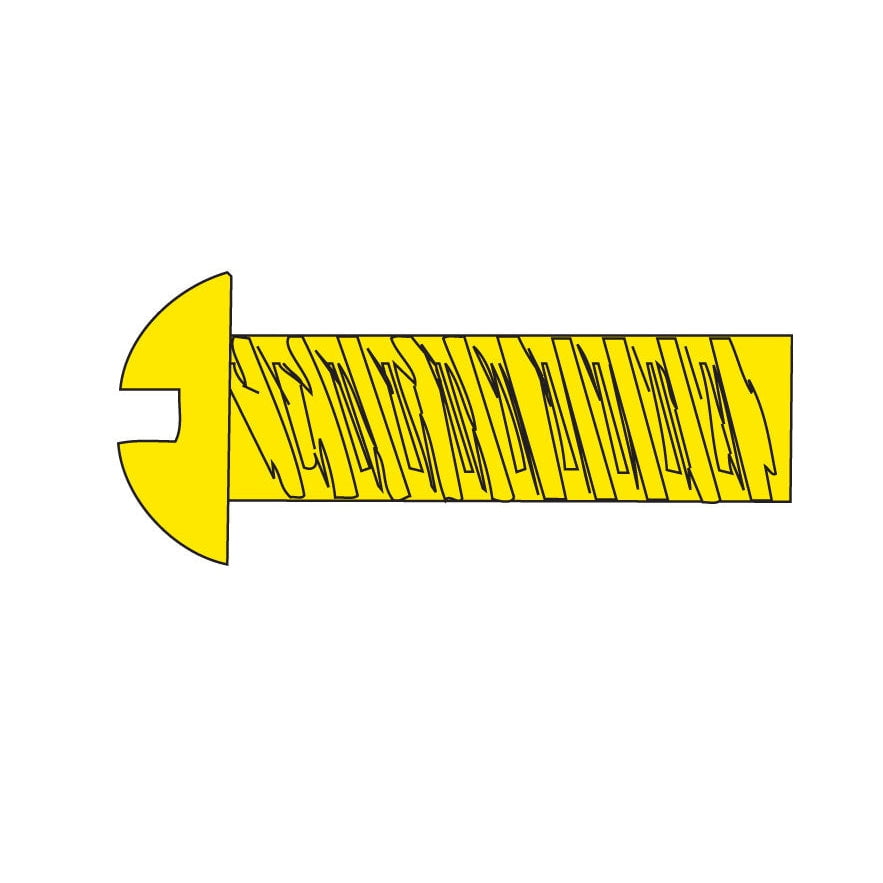 Woodland Scenics Woodland Scenics 2-56 1/2''Round Head Screw/5pk