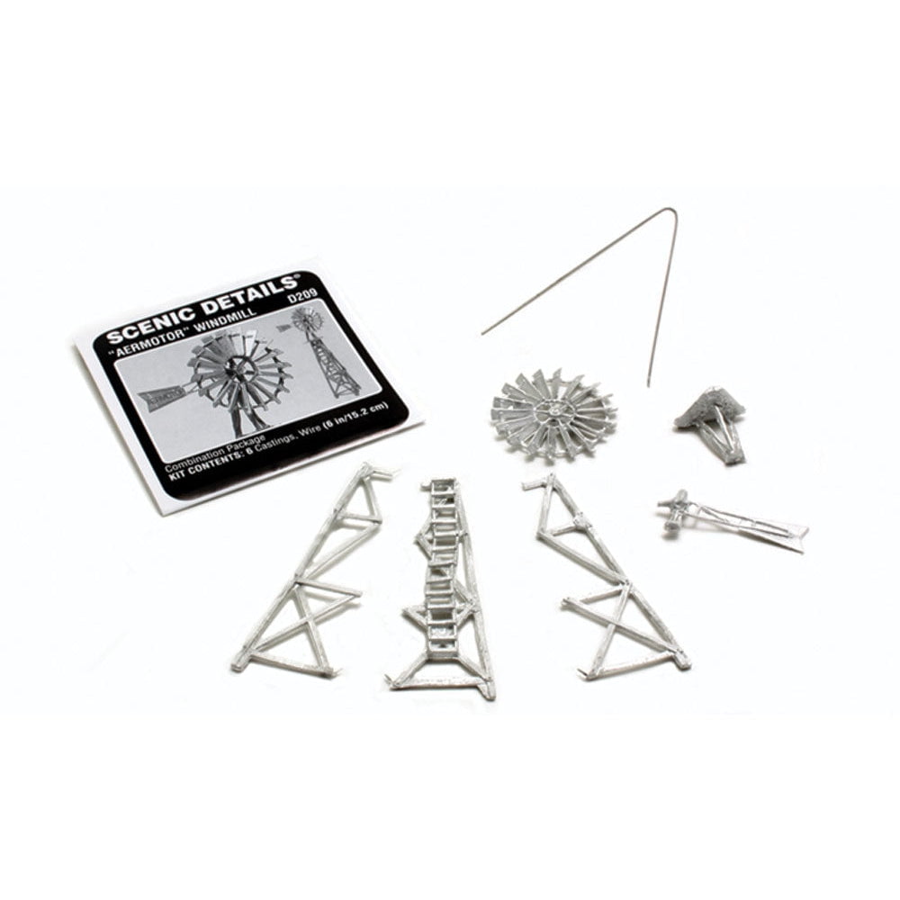 Woodland Scenics Woodland Scenics 209 HO Scale Aermotor Windmill Kit