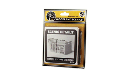Woodland Scenics Woodland Scenics 224 HO Doctor's Office & Shoe Repair