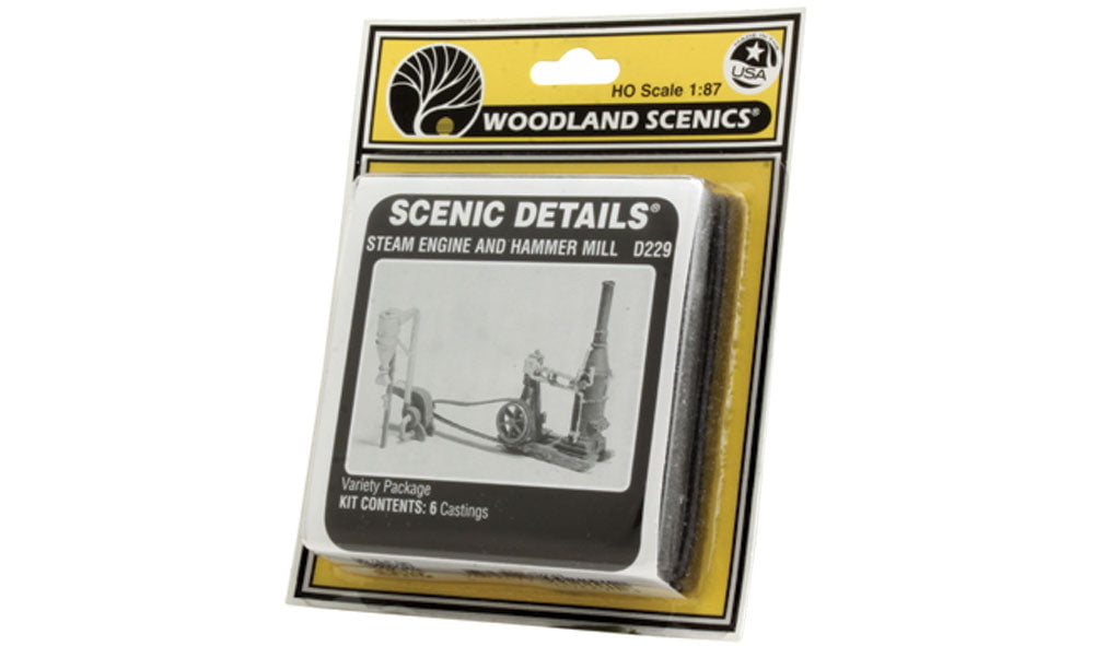 Woodland Scenics Woodland Scenics 229 Steam Engine & Hammer Mill