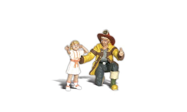 Woodland Scenics Woodland Scenics 2539 G Fireman Bill & Betsy