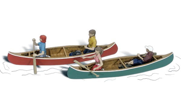 Woodland Scenics Woodland Scenics 2755 O Canoers