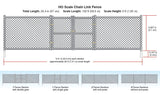 Woodland Scenics Woodland Scenics 2983 HO Scale Chain Link Fence