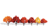 Woodland Scenics Woodland Scenics 3541 Harvest Blaze Trees 3'' - 5'' 6/pk