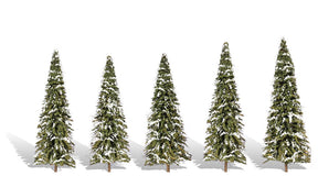 Woodland Scenics Woodland Scenics 3567 Snow Dusted Trees 2'' - 3.5'' 5/pk