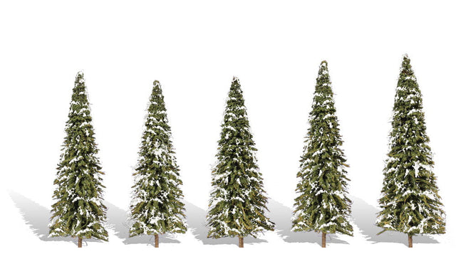 Woodland Scenics Woodland Scenics 3567 Snow Dusted Trees 2'' - 3.5'' 5/pk
