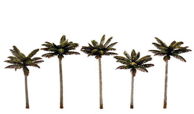 Woodland Scenics Woodland Scenics 3598 4 .75''-5 .25'' Large Palm Trees 5/pkg
