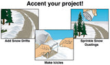 Woodland Scenics Woodland Scenics 4123 Snow Kit