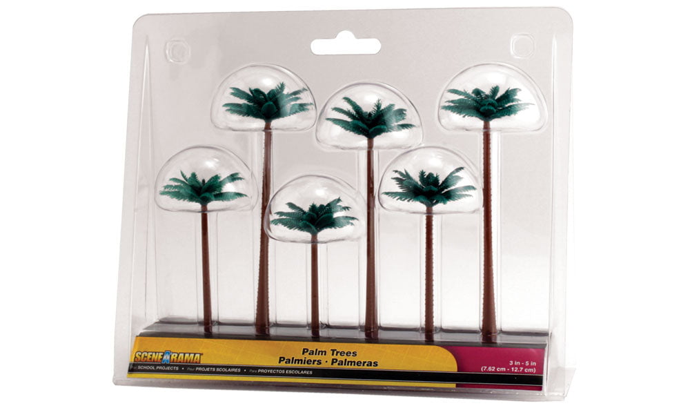 Woodland Scenics Woodland Scenics 4152 Palm Trees 6/pk