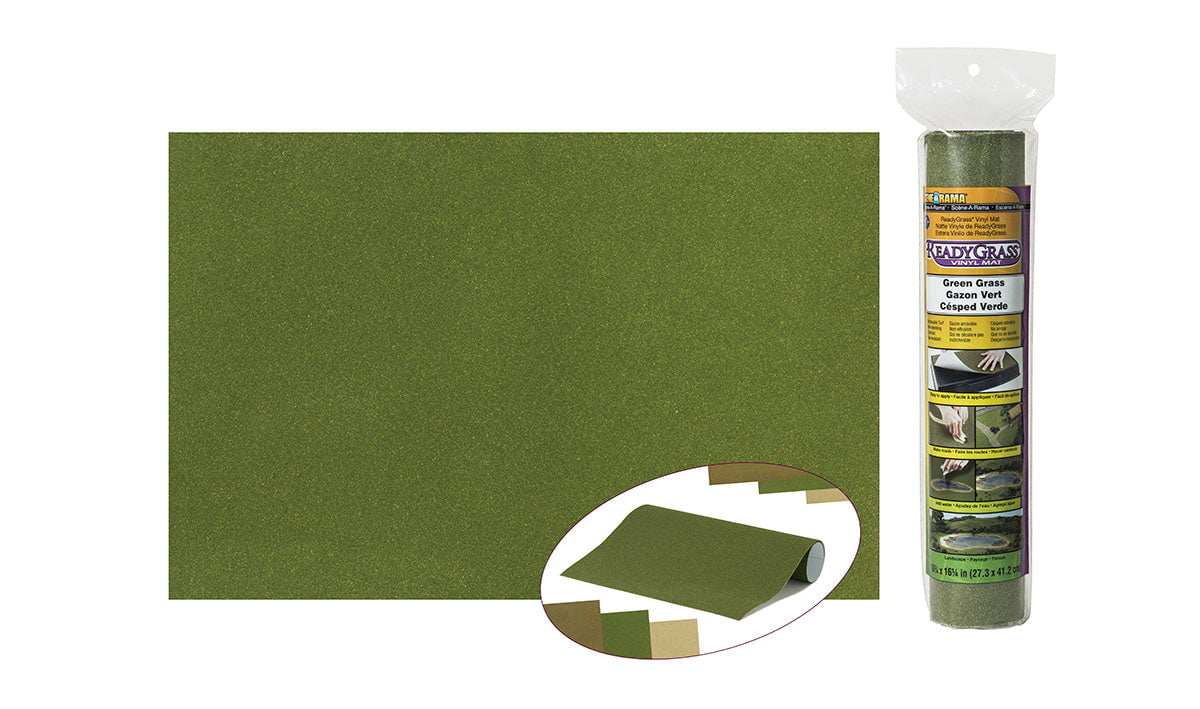 Woodland Scenics Woodland Scenics 4161 Green ReadyGrass Sheet (11x16)