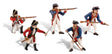 Woodland Scenics Woodland Scenics 4454 Revolutionary War Soldiers Scene Setters®
