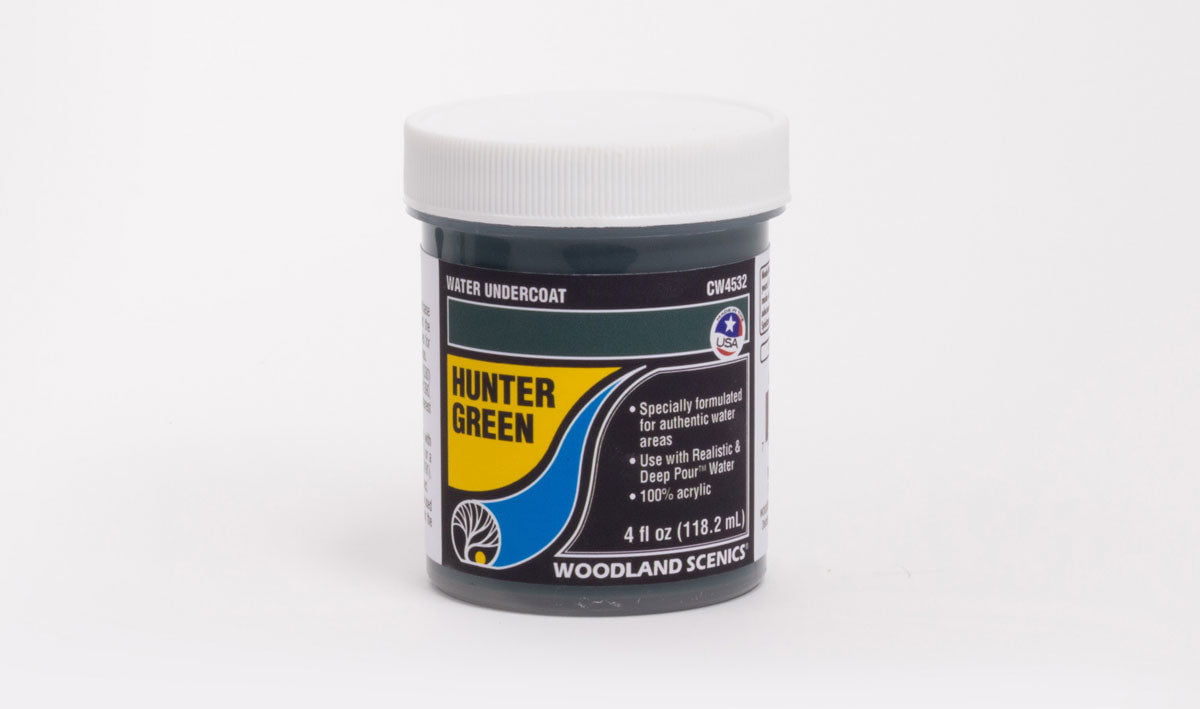 Woodland Scenics Woodland Scenics 4532 Water Undercoat – Hunter Green