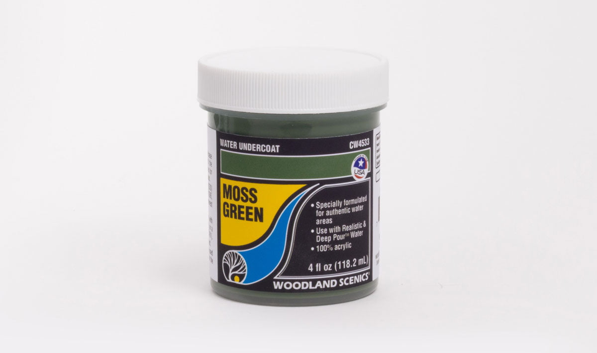 Woodland Scenics Woodland Scenics 4533 Water Undercoat – Moss Green