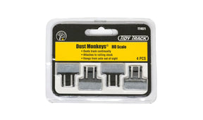 Woodland Scenics Woodland Scenics 4571 HO Scale Tidy Track Dust Monkeys 4/pk