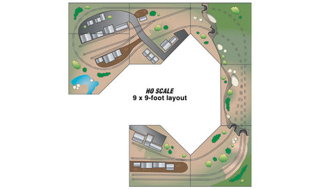 Woodland Scenics Woodland Scenics 4802 Mod-U-Rail Corner Module