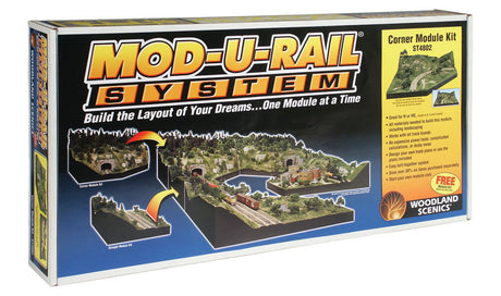 Woodland Scenics Woodland Scenics 4802 Mod-U-Rail Corner Module