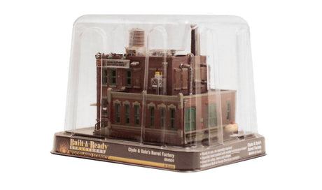 Woodland Scenics Woodland Scenics 4924 N Scale Clyde & Dale's Barrel Factory Built and Ready