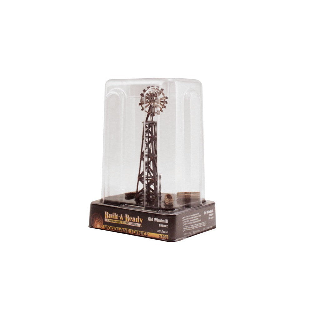 Woodland Scenics Woodland Scenics 5042 HO Scale Old Windmill Built and Ready