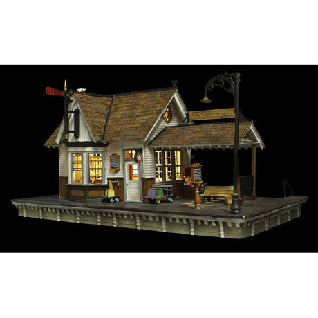 Woodland Scenics Woodland Scenics 5052 HO Scale The Depot Built and Ready