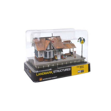 Woodland Scenics Woodland Scenics 5052 HO Scale The Depot Built and Ready