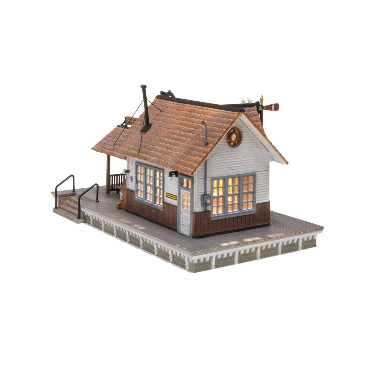 Woodland Scenics Woodland Scenics 5052 HO Scale The Depot Built and Ready