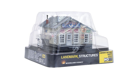 Woodland Scenics Woodland Scenics 5068 HO Carver’s Butcher Shoppe Built and Ready