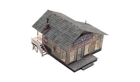Woodland Scenics Woodland Scenics 5068 HO Carver’s Butcher Shoppe Built and Ready