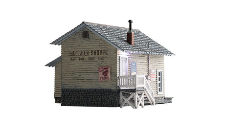 Woodland Scenics Woodland Scenics 5068 HO Carver’s Butcher Shoppe Built and Ready