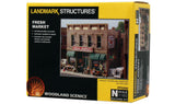Woodland Scenics Woodland Scenics  5200 N Scale Pre-Fab Fresh Market Kit DPM Kit