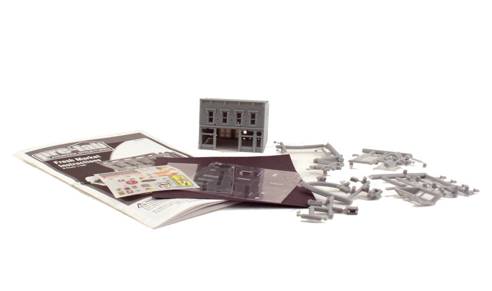Woodland Scenics Woodland Scenics  5200 N Scale Pre-Fab Fresh Market Kit DPM Kit