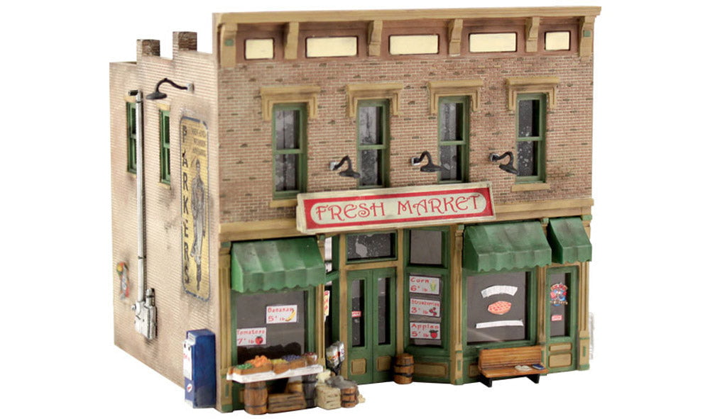 Woodland Scenics Woodland Scenics  5200 N Scale Pre-Fab Fresh Market Kit DPM Kit