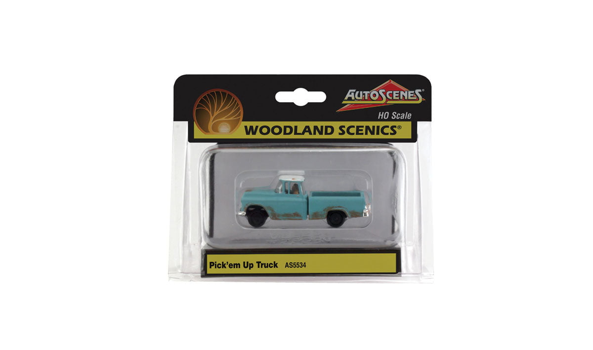 Woodland Scenics Woodland Scenics 5534 HO Scale Pickem' Up Truck AutoScenes