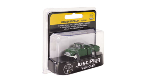 Woodland Scenics Woodland Scenics 5590 HO Scale Green Pickup Just Plug Vehicle