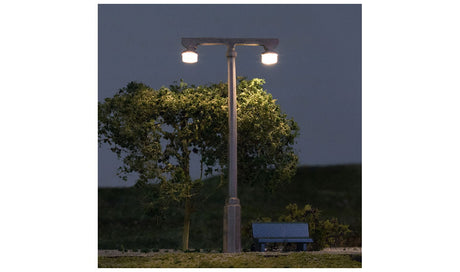 Woodland Scenics Woodland Scenics 5676 HO Scale Just Plug Twin Lamp Street Lights