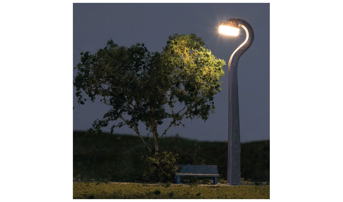 Woodland Scenics Woodland Scenics 5677 HO Scale Just Plug Concrete Lamp Street LIghts