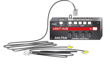 Woodland Scenics Woodland Scenics 5700 Just Plug Lights & Hub Set - Warm White